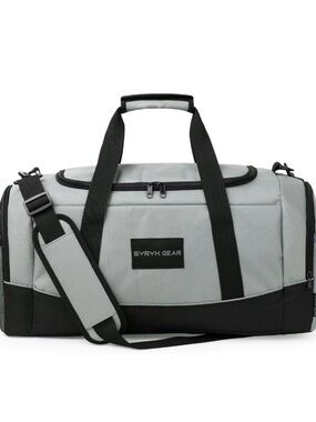 Syryx Gear Gym Bag Unisex Sports Duffle Bag Separate Wet Pocket, Shoe Spaces NWT